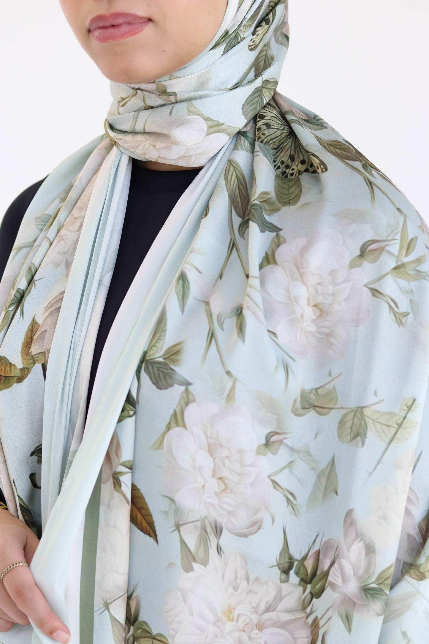 Crystal Petal in satin