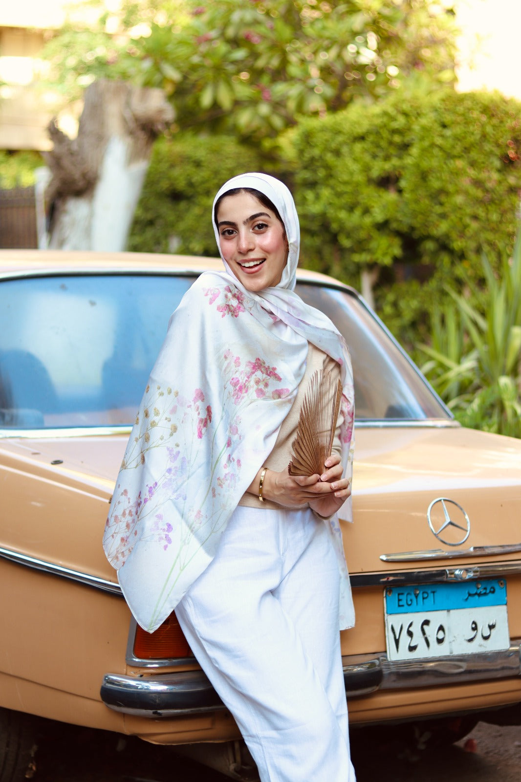 Hawa and Crystal petal in Satin