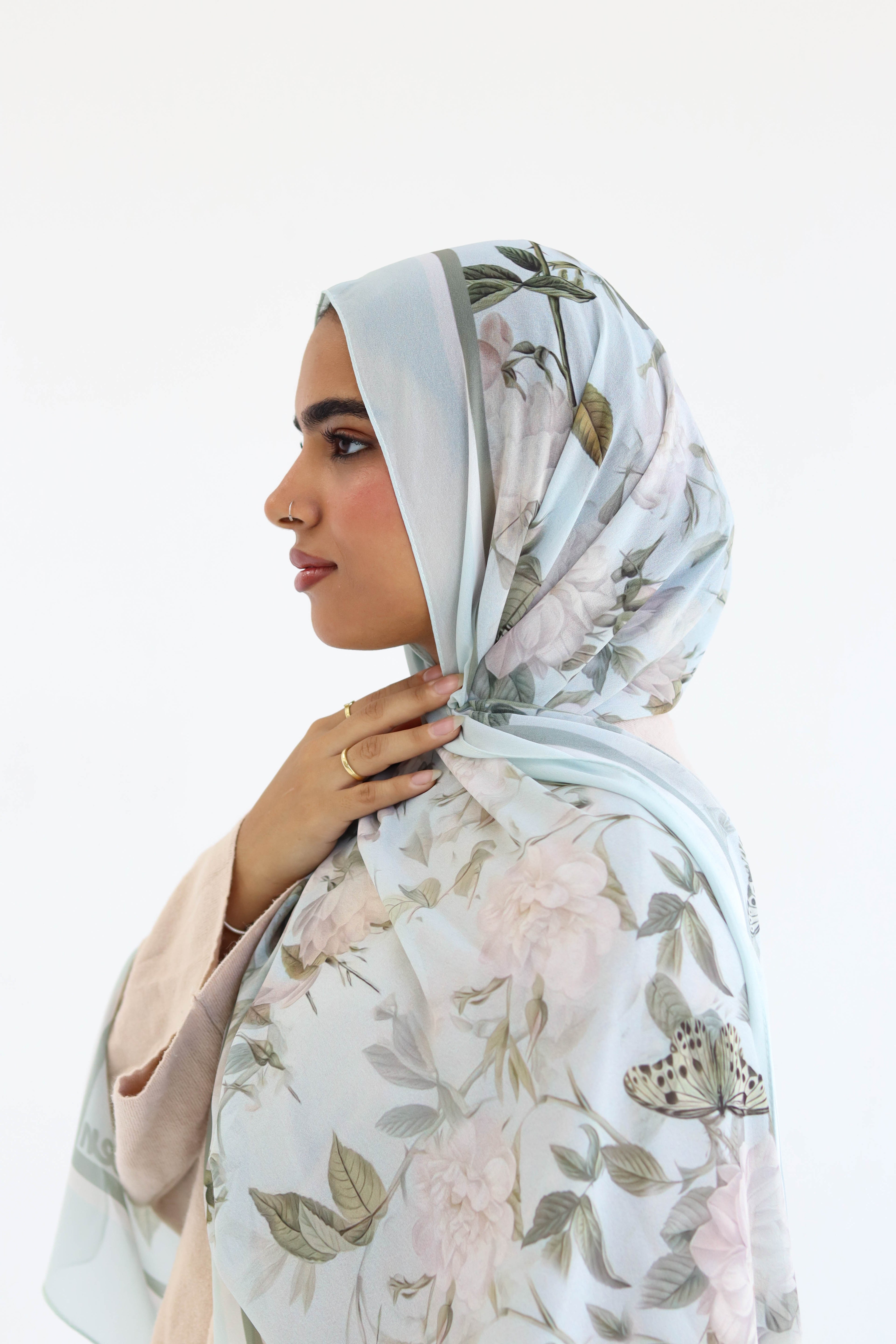 Crystal Petal in chiffon