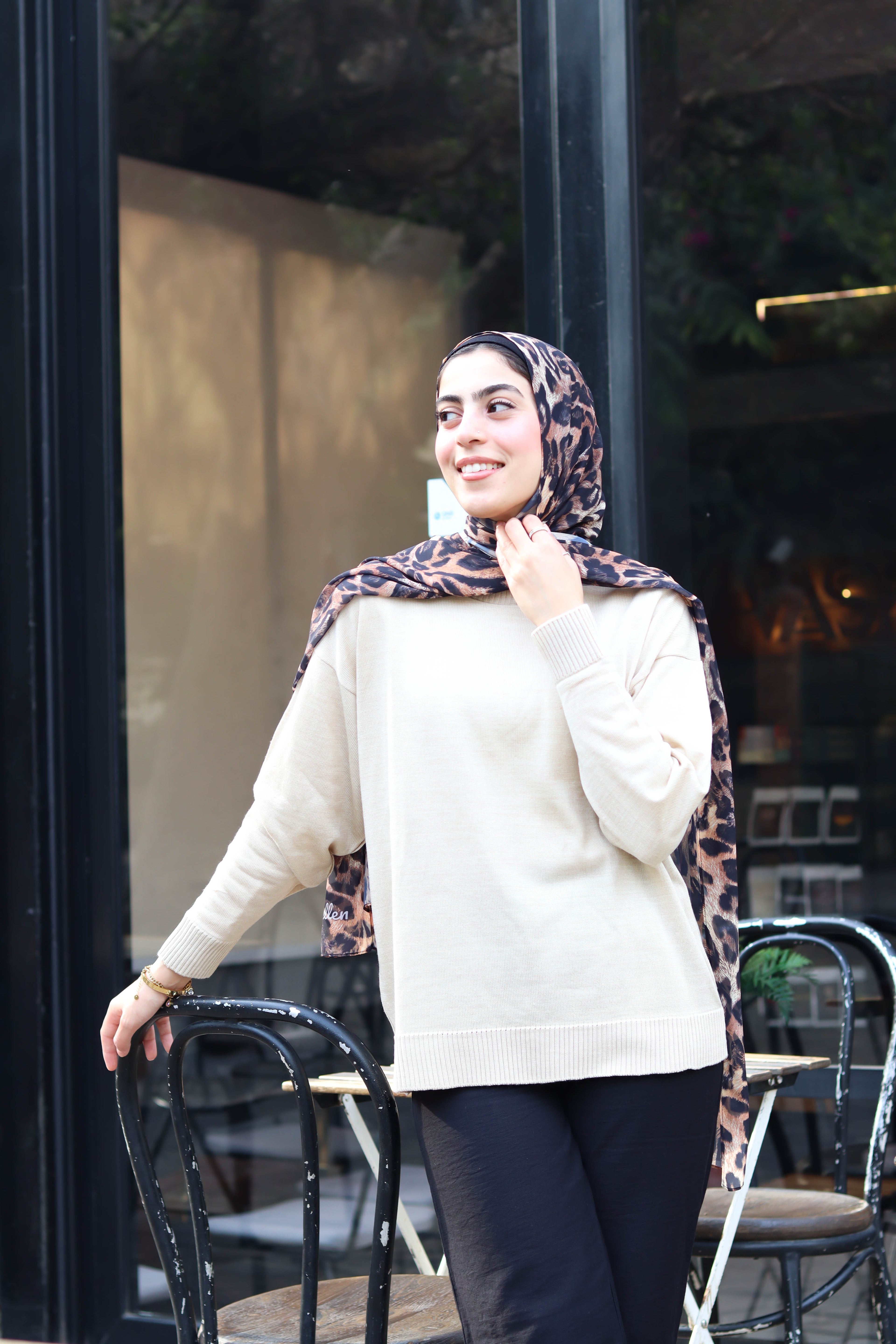 Lina pullover in Beige