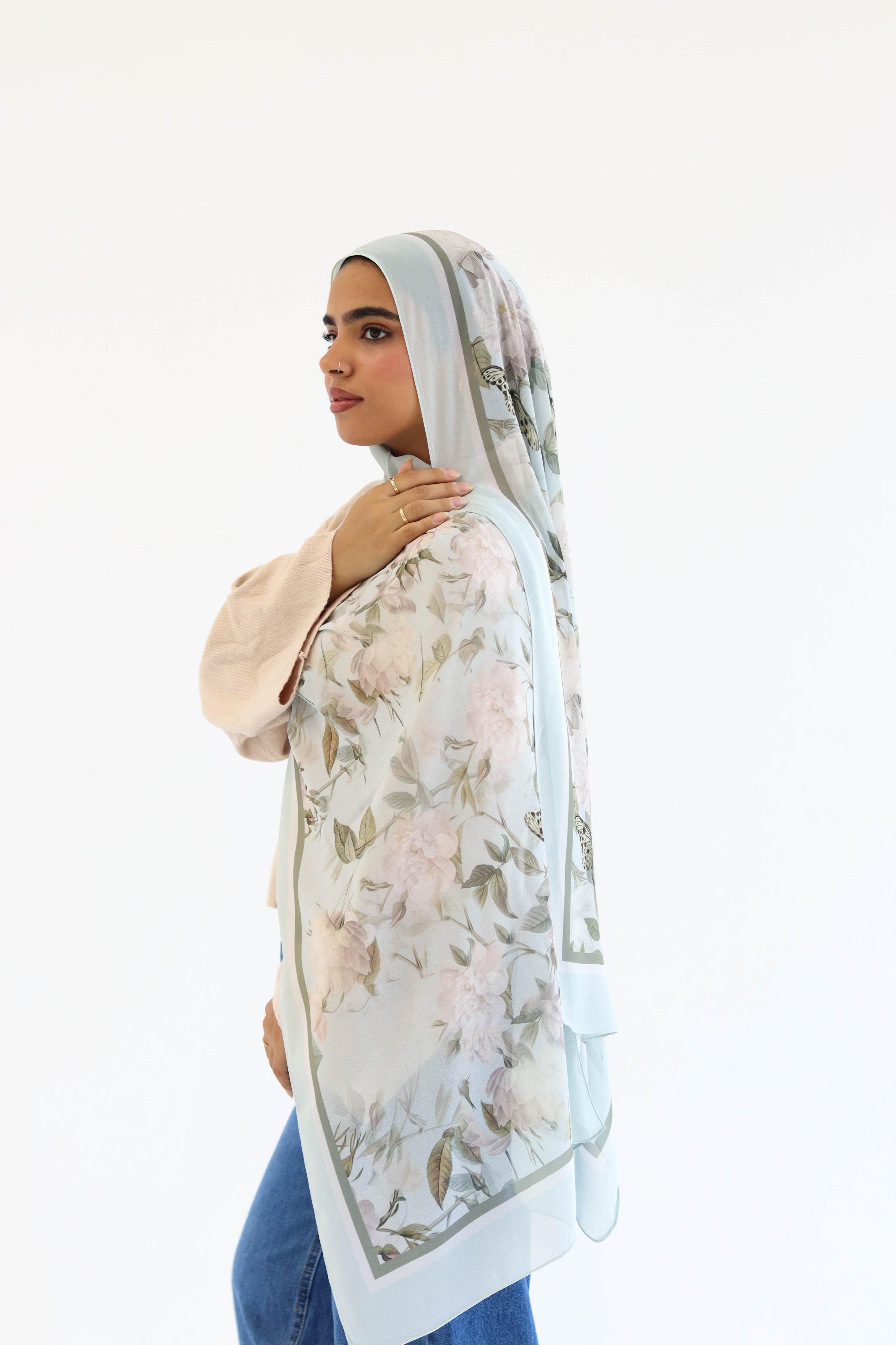 Crystal Petal in chiffon