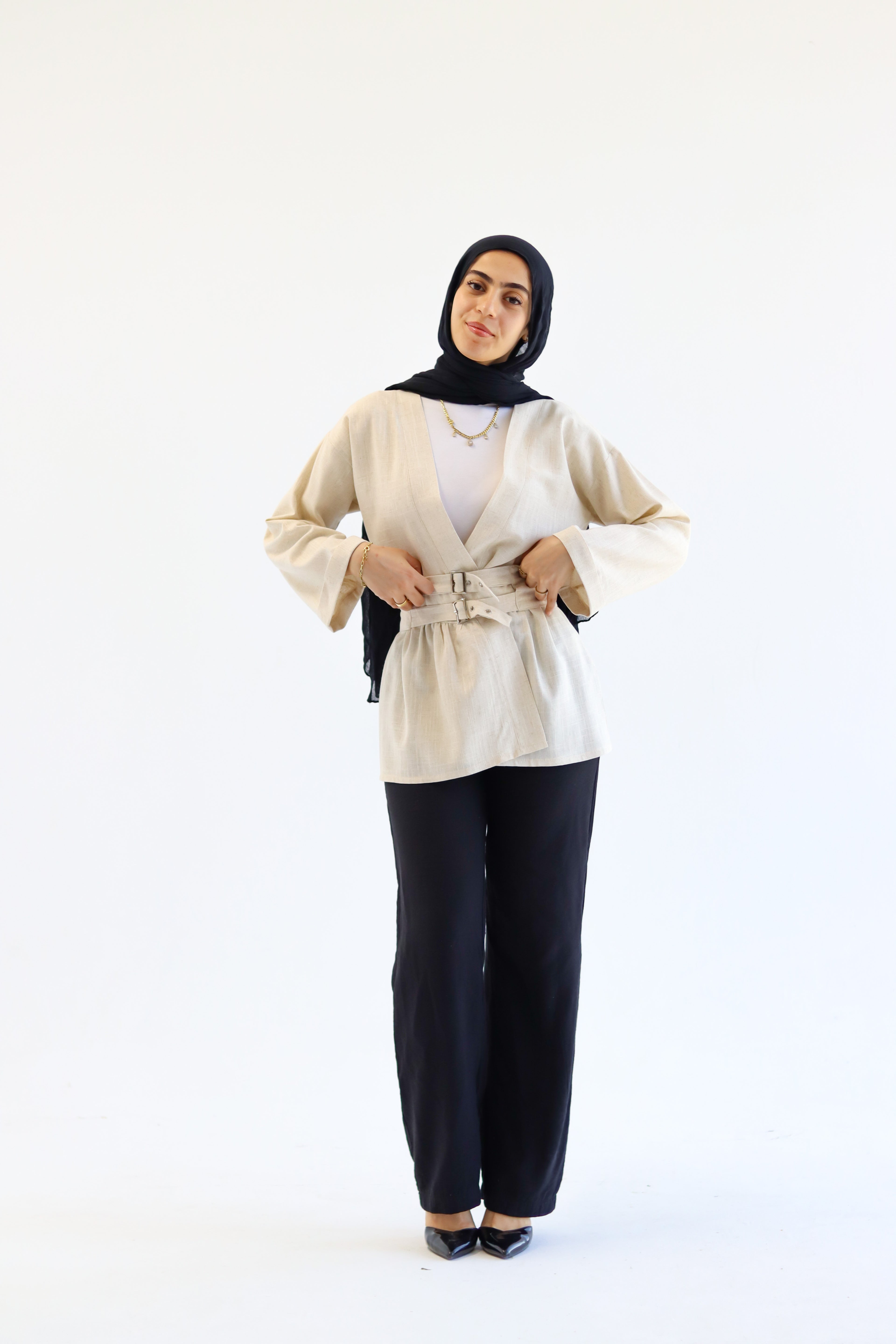 Muse blouse in beige
