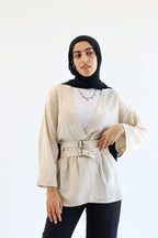 Muse blouse in beige
