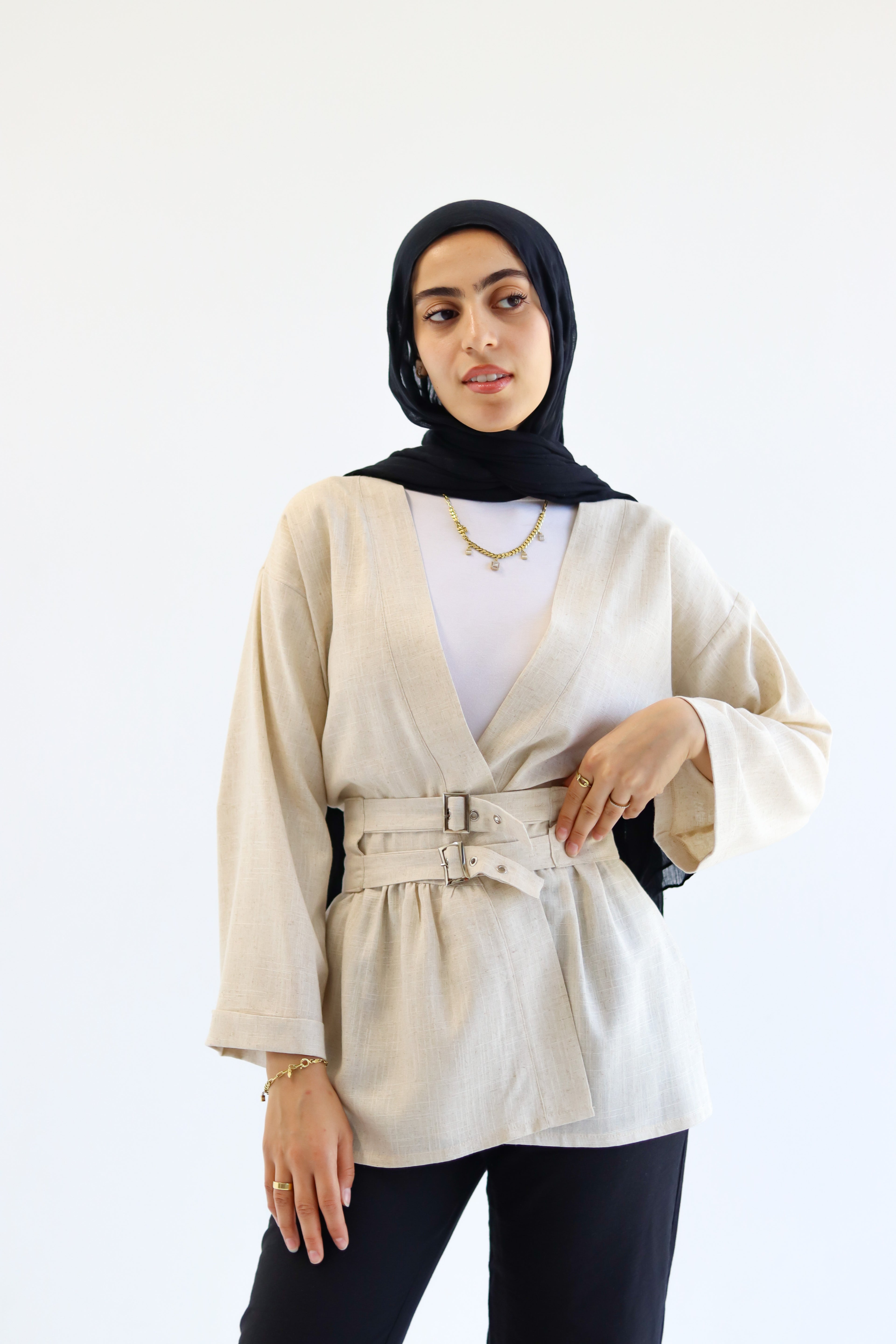 Muse blouse in beige