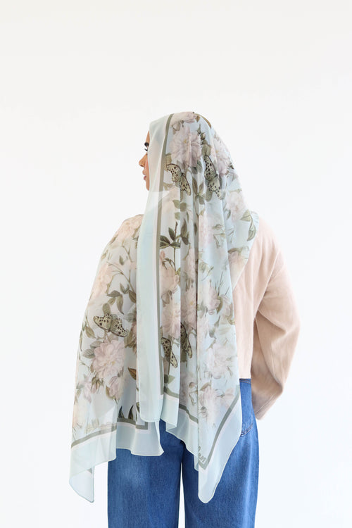 Crystal Petal in chiffon