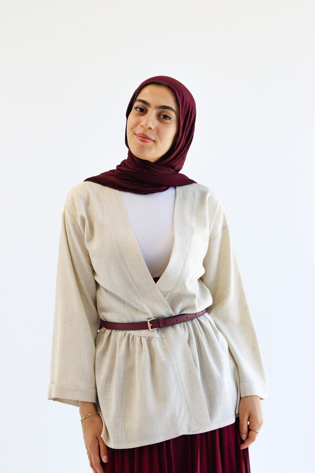 Muse blouse in beige