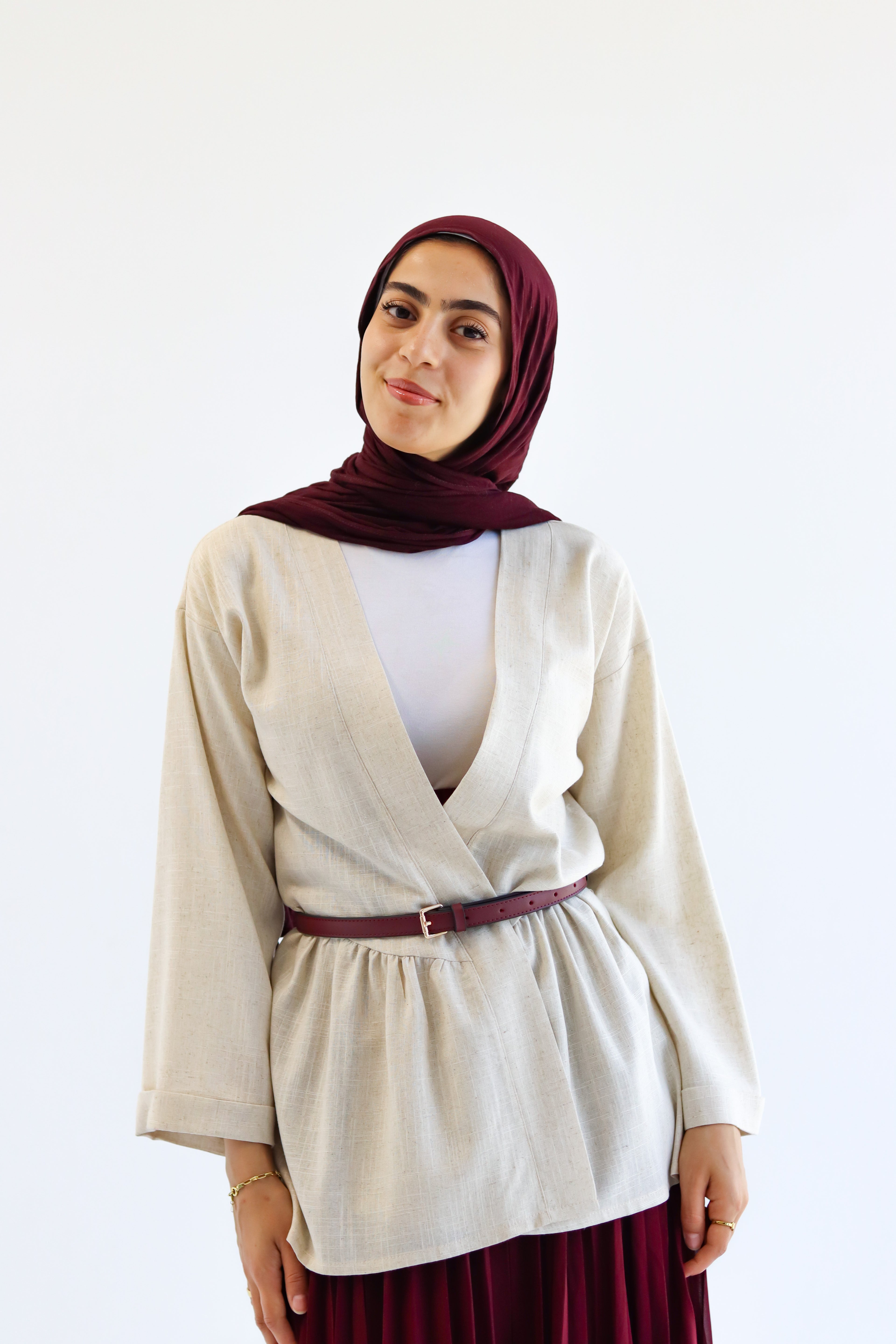 Muse blouse in beige