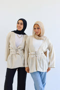 Muse blouse in beige