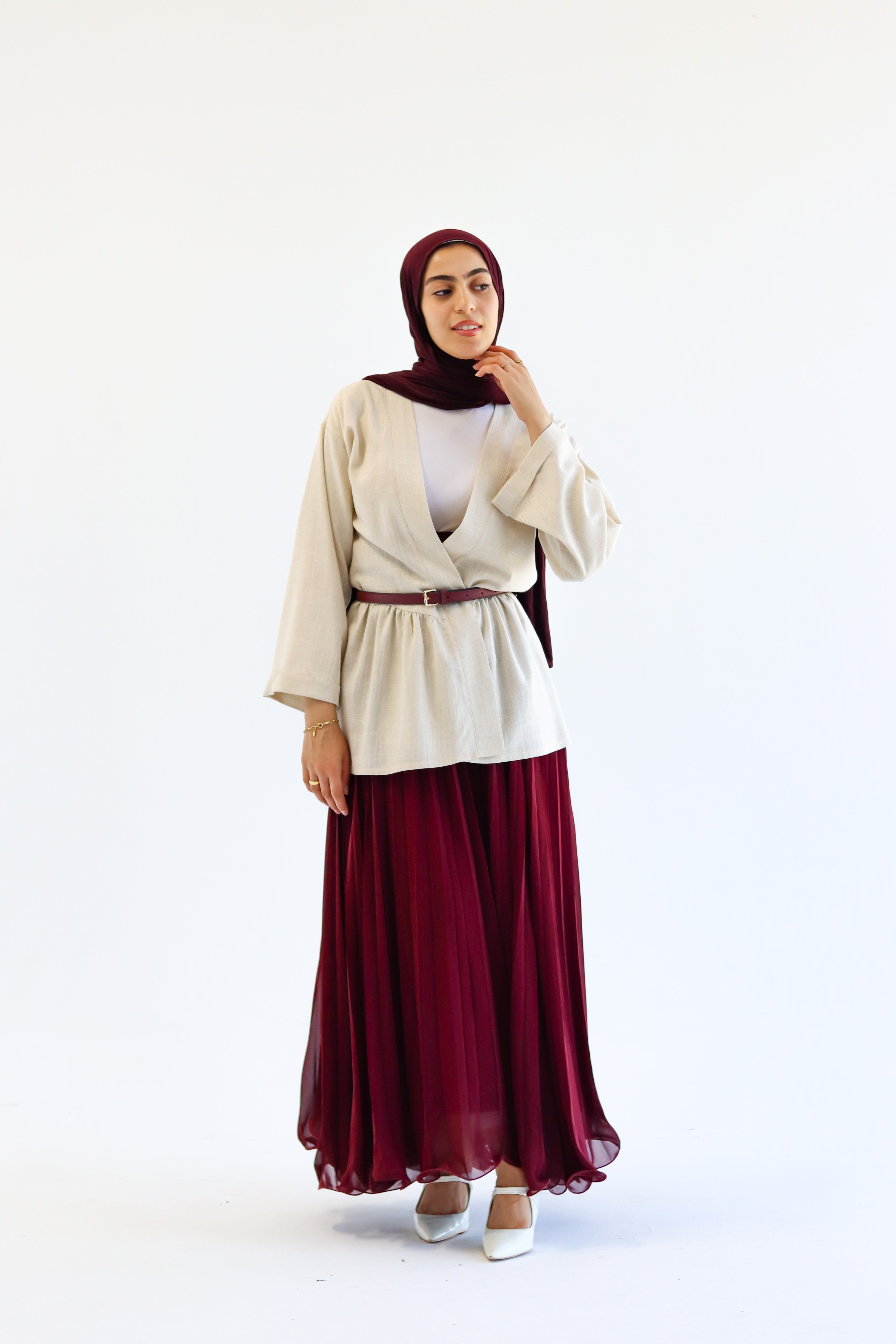 Muse blouse in beige