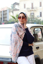 Tia Chiffon in blue