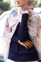 Tia Chiffon in blue