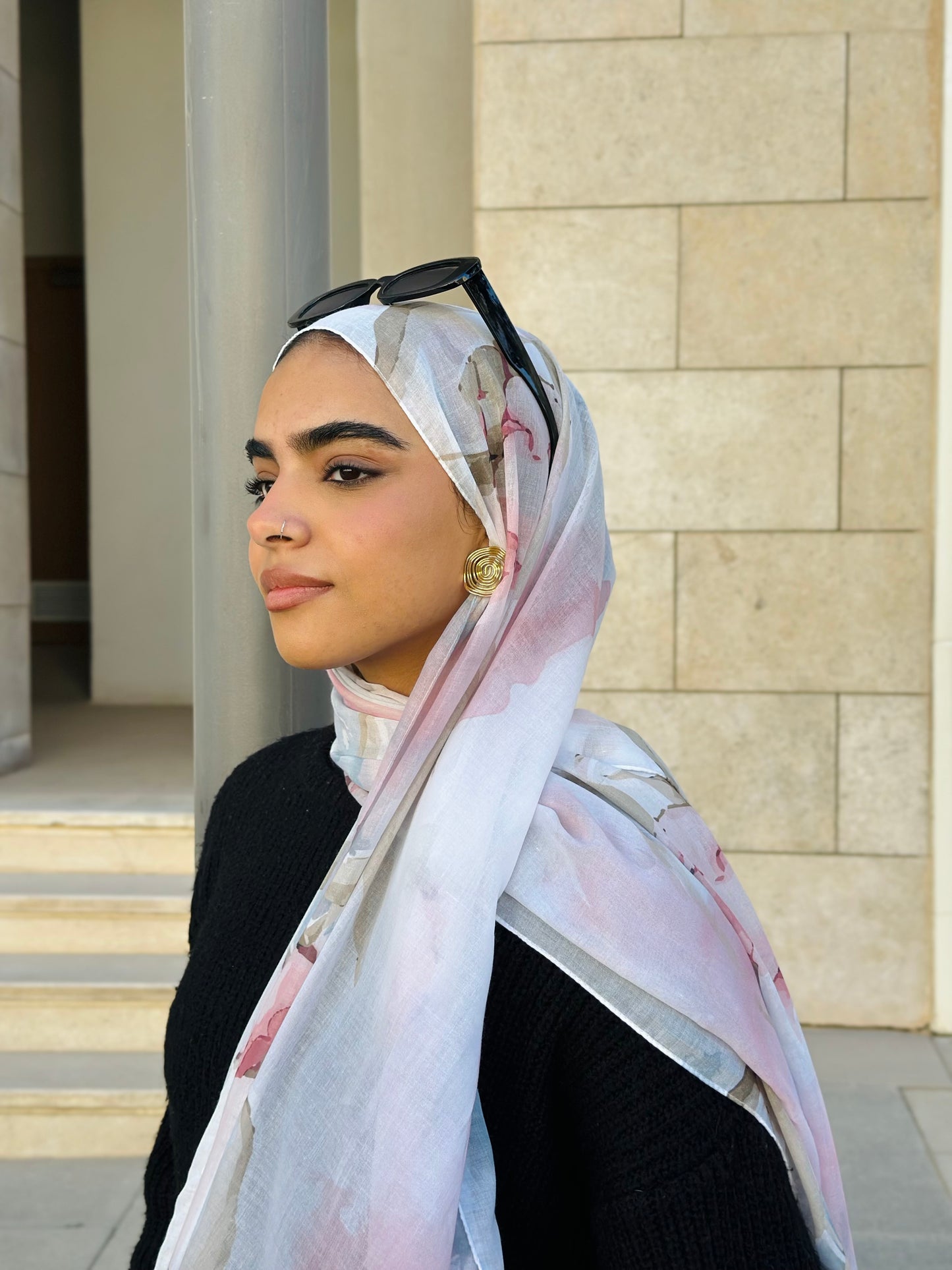 Dreamy Peonies in cotton modal