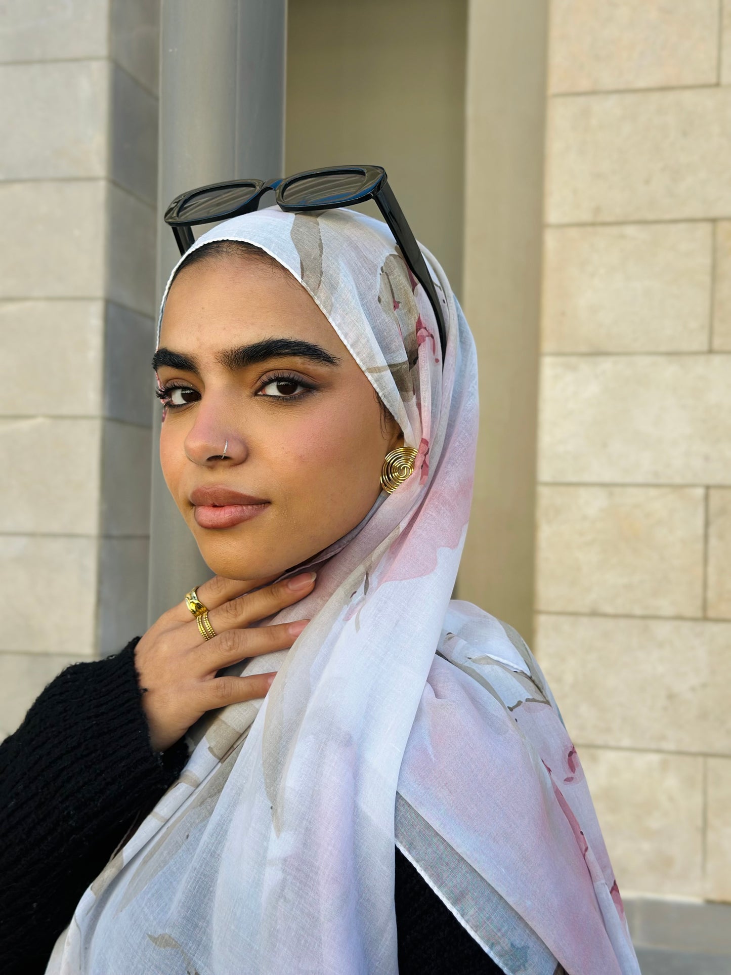 Dreamy Peonies in cotton modal