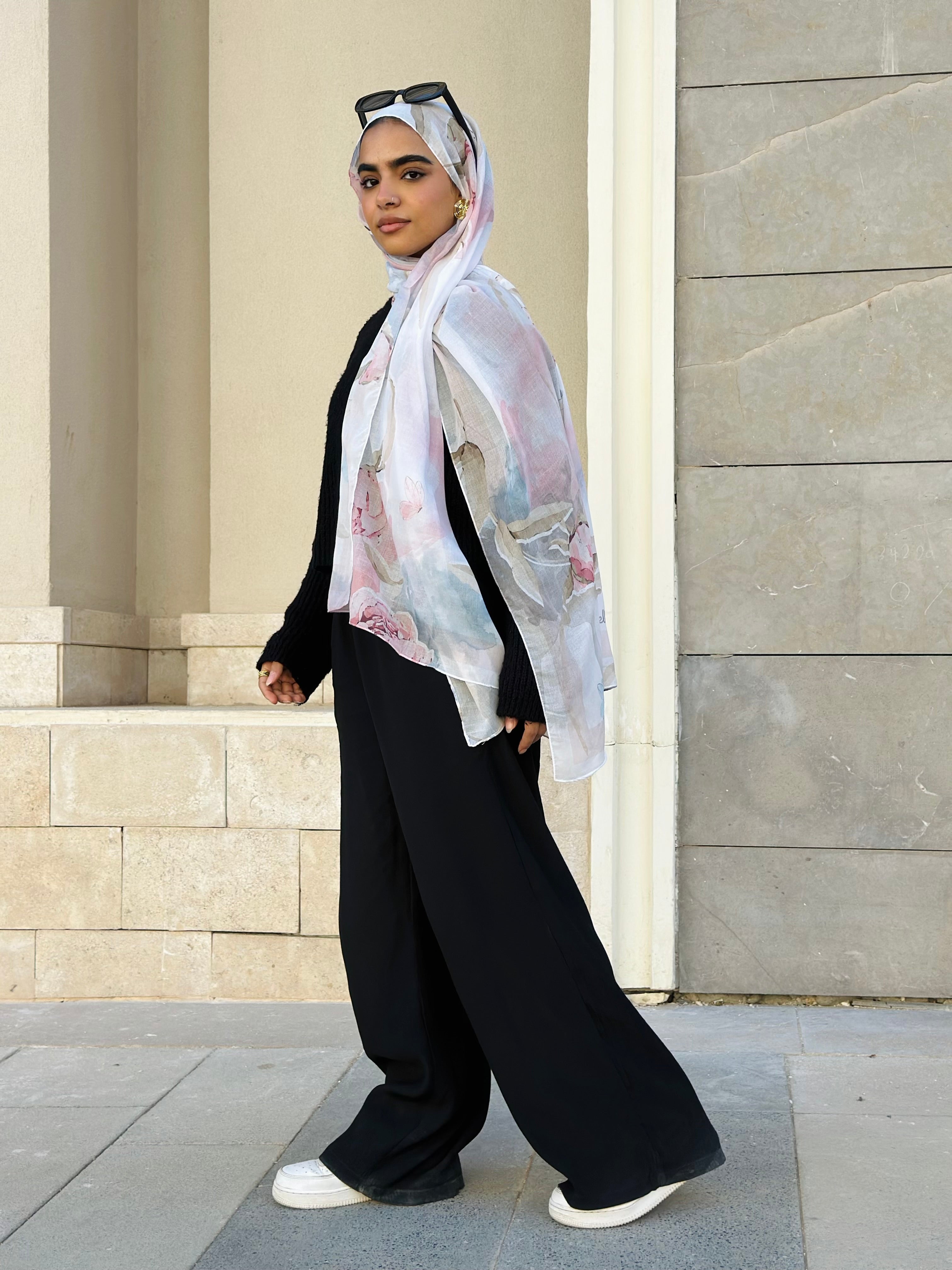 Dreamy Peonies in cotton modal