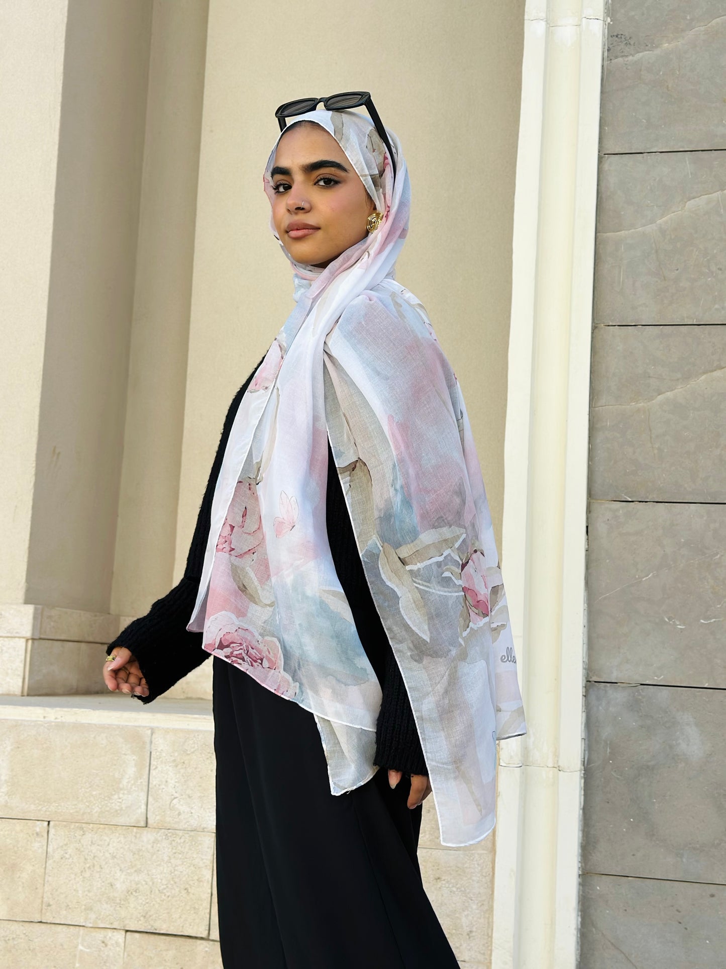 Dreamy Peonies in cotton modal